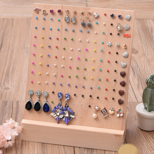 Wooden Jewelry Display Holder